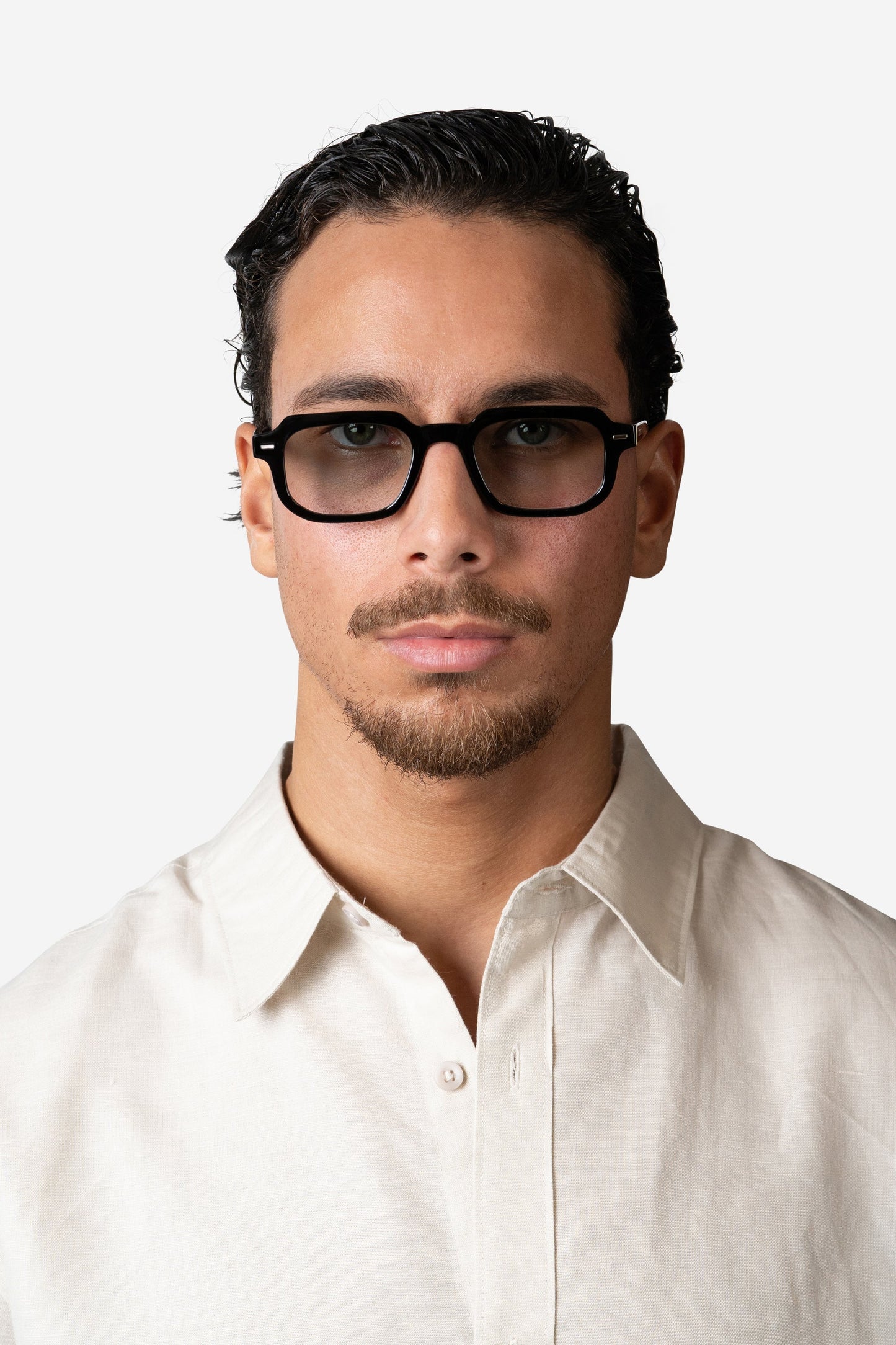 Sirocco Sunglasses - Black with Gradient Green Lenses