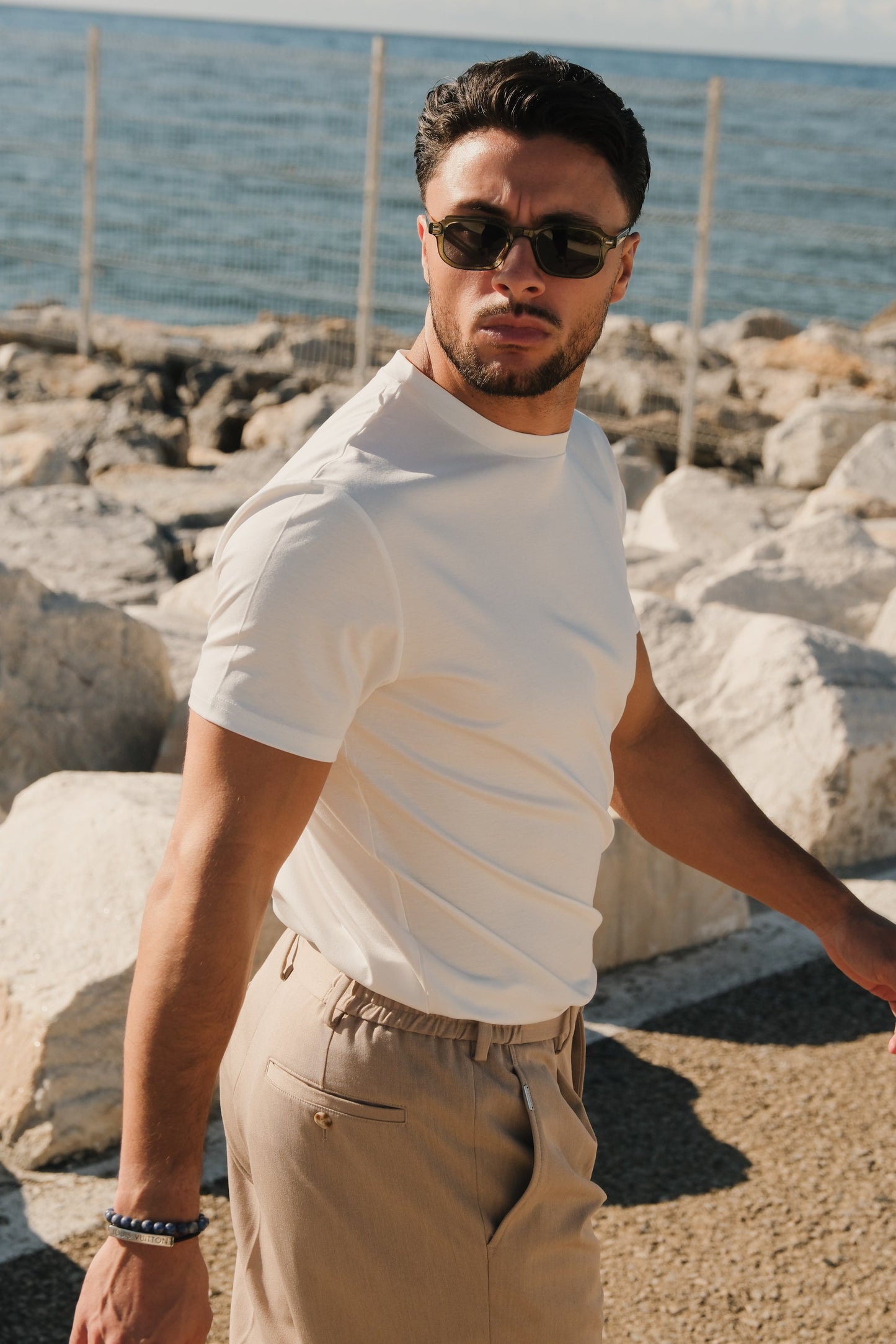Sirocco Sunglasses - Green and Faded Black