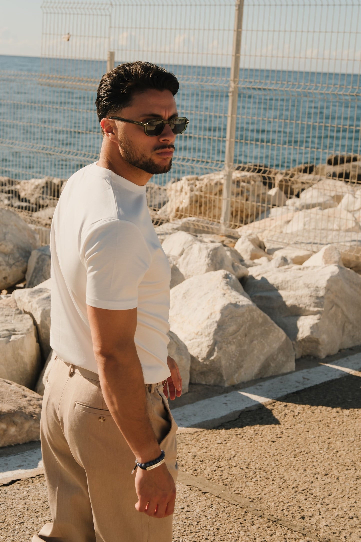Sirocco Sunglasses - Green and Faded Black