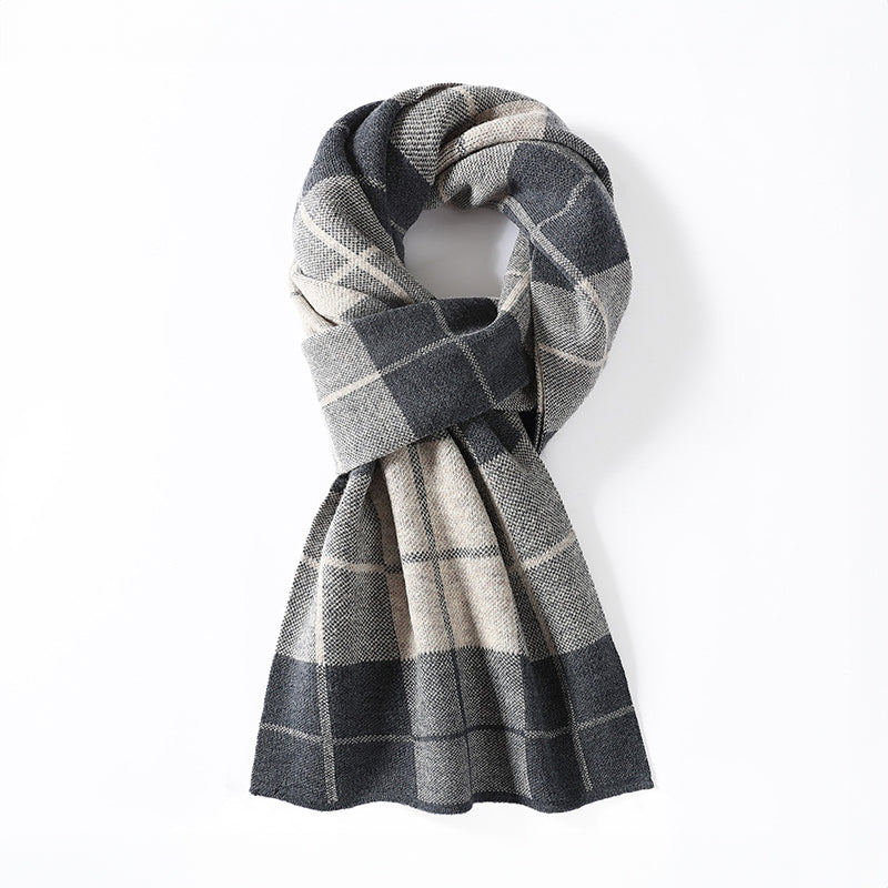 Piedmont Plaided Wool Scarf