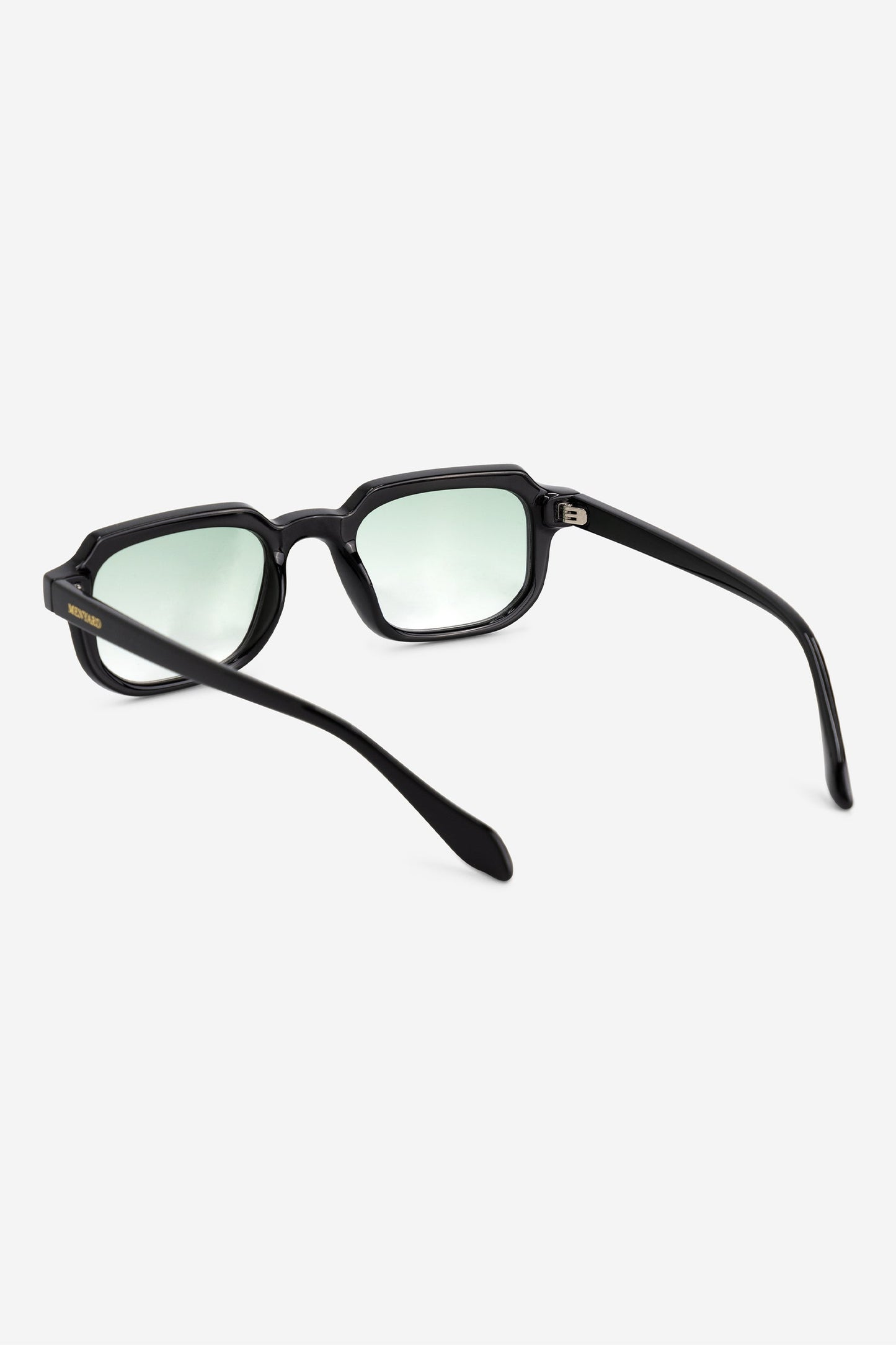 Sirocco Sunglasses - Black with Gradient Green Lenses