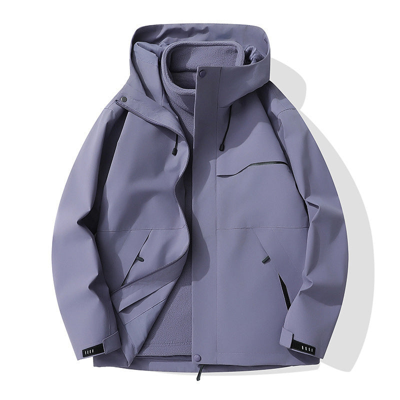 Women’s Softshell Jacket with Detachable Fleece Lining