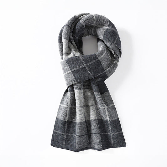 Piedmont Plaided Wool Scarf