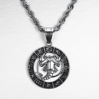 Zodiac Sign Necklace in Silver