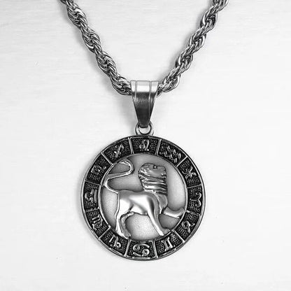 Zodiac Sign Necklace in Silver