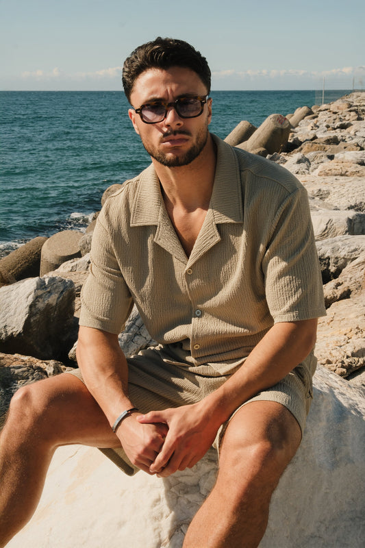 Tortoise Gradient Dark Blue Sunglasses